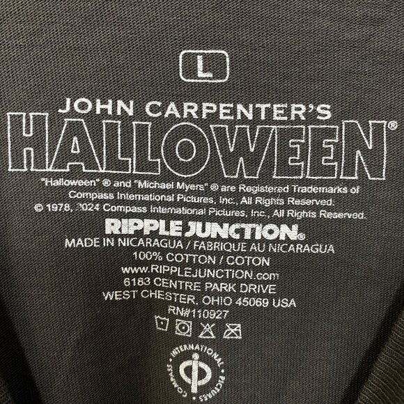 John Carpenter's Halloween Michael Myers Racing 78 T-Shirt Large - Picture 4 of 4